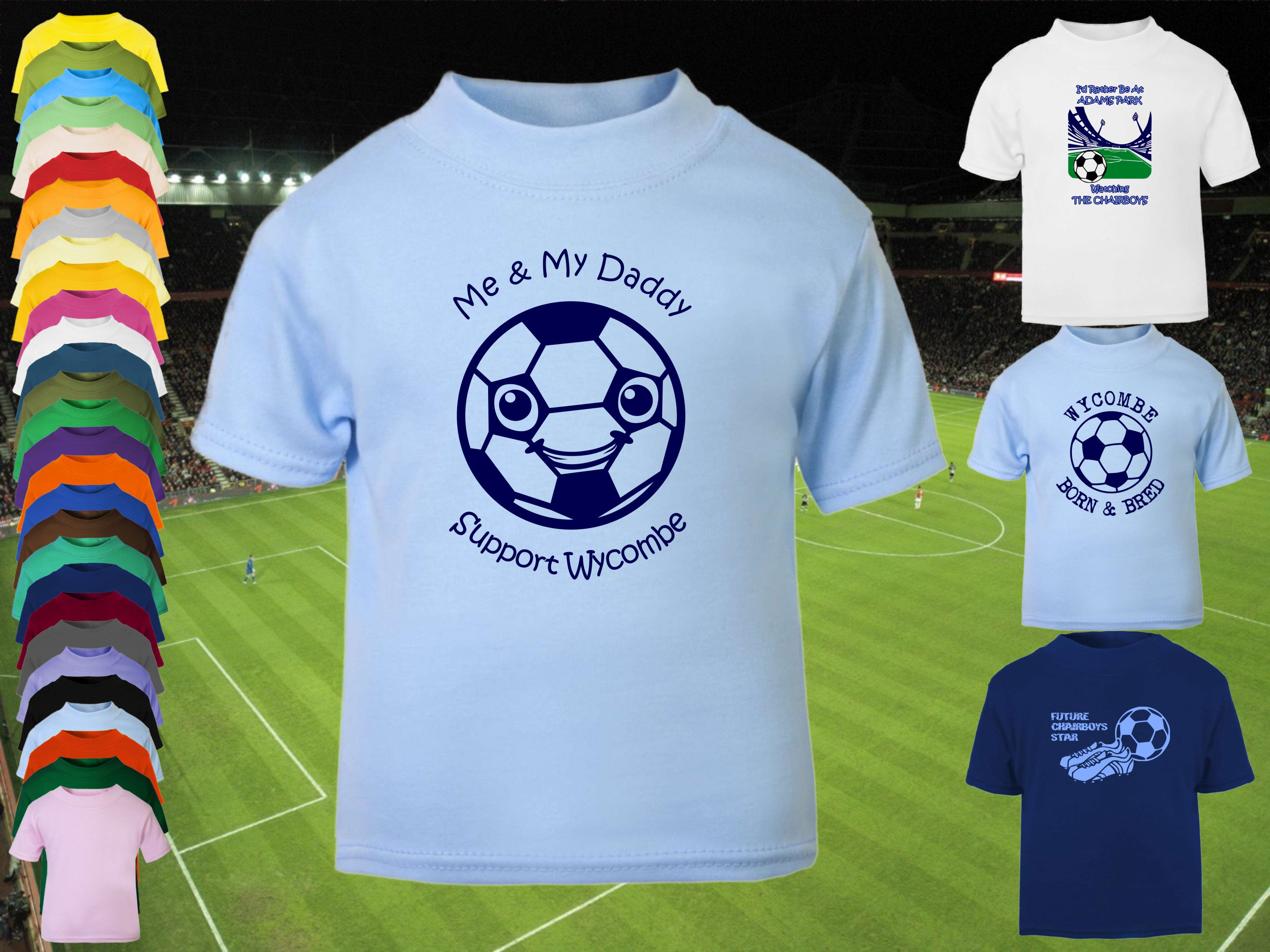 tratar con Adaptar inferencia WYCOMBE WANDERERS Supporter Football Camiseta Bebé/Niños/Niños - Etsy España