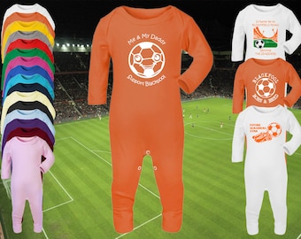 BLACKPOOL Football Baby ROMPER Sleepsuit Babygrow One-Piece Long Sleeve Gift-Newborn to 6-12m-18 colours-100% Cotton-Unisex/Boys/Girls-Daddy