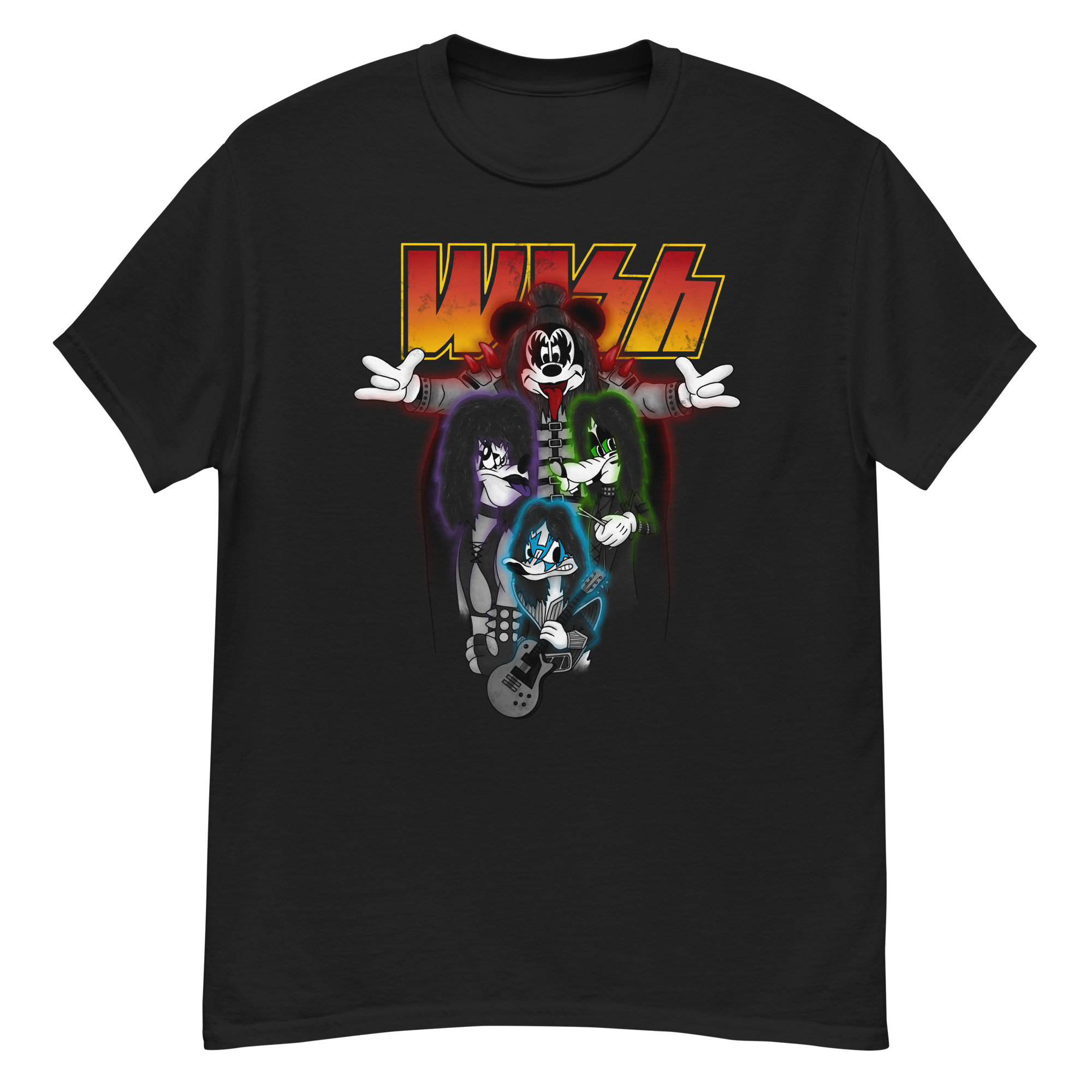 WISH ロックバンド Tシャツ ディズニー - Etsy 日本