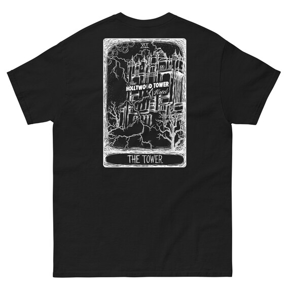 Tower of Terror Tシャツ Lサイズ ブラック Tower of Tarot Unisex T-shirt - Elevator - Etsy