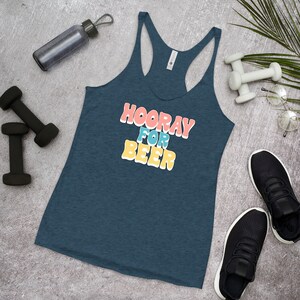 Hooray for Beer Women&#39;s Racerback Tank