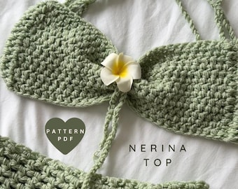 Nerina Top - Anfänger BH Häkelanleitung | Meerjungfrau-Stil | Digitales PDF