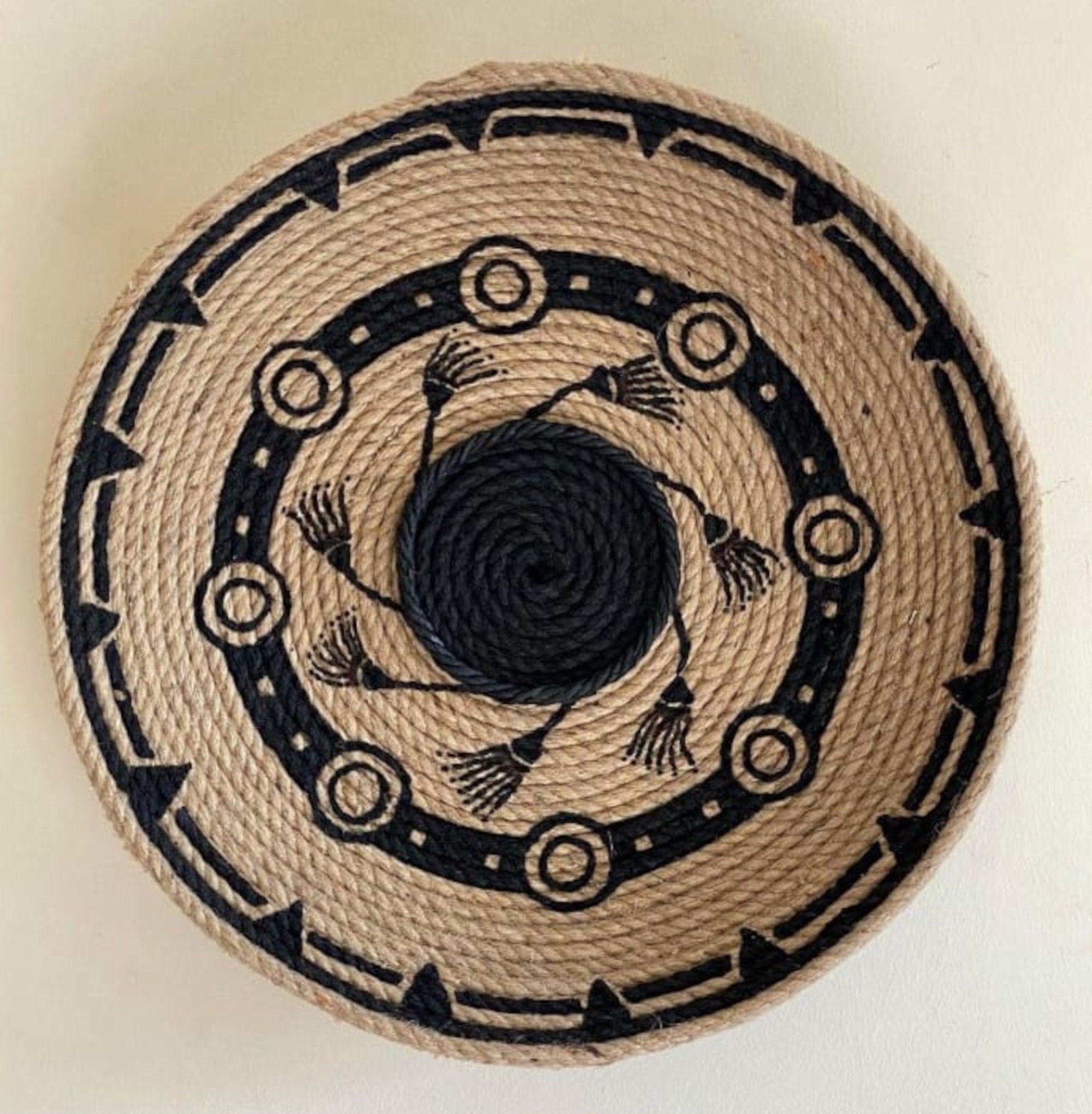 Set of 5 Rodeo African Baskets Wall Décor |large African Baskets | Home ...