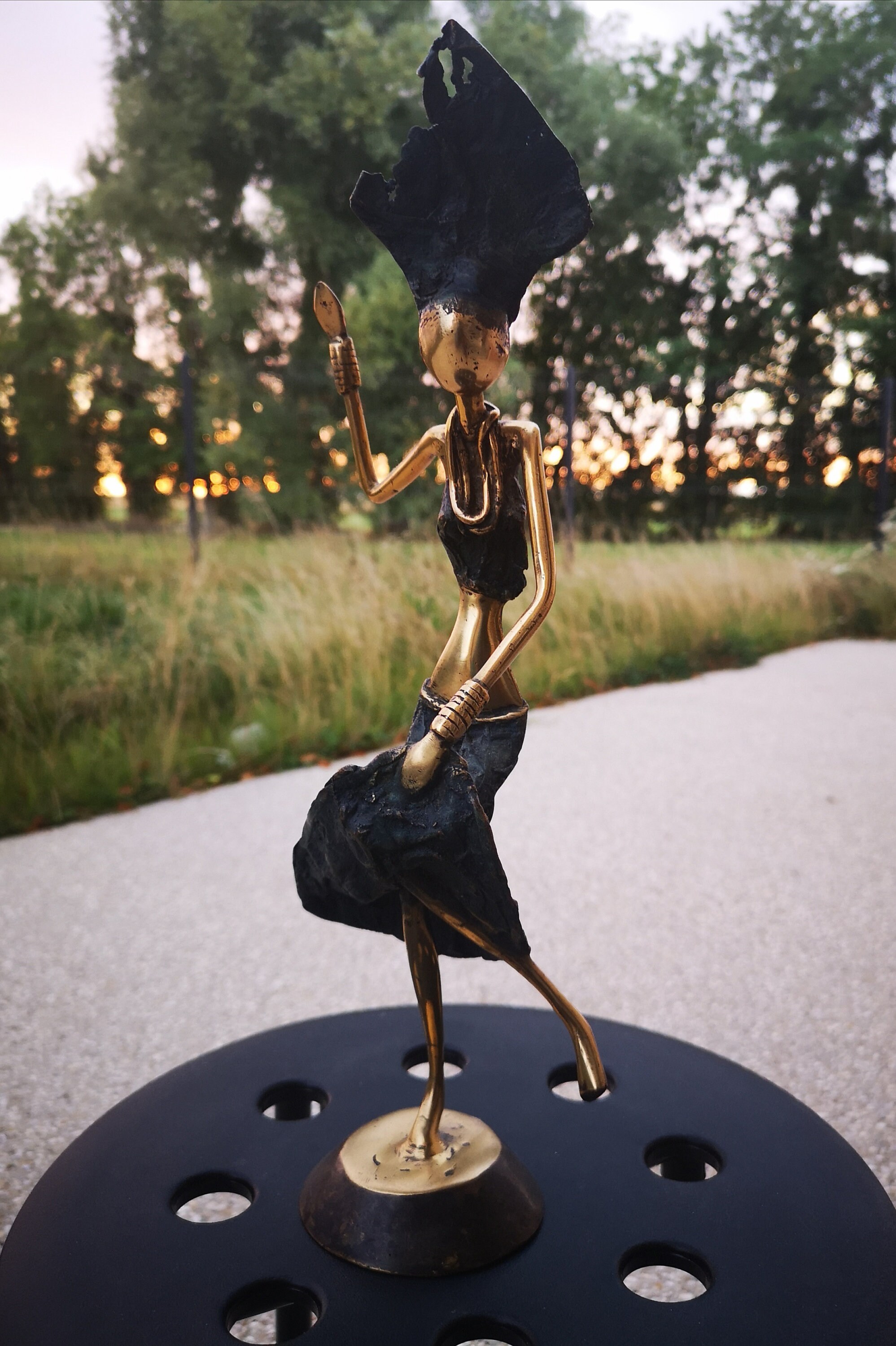 statue Africaine en Bronze