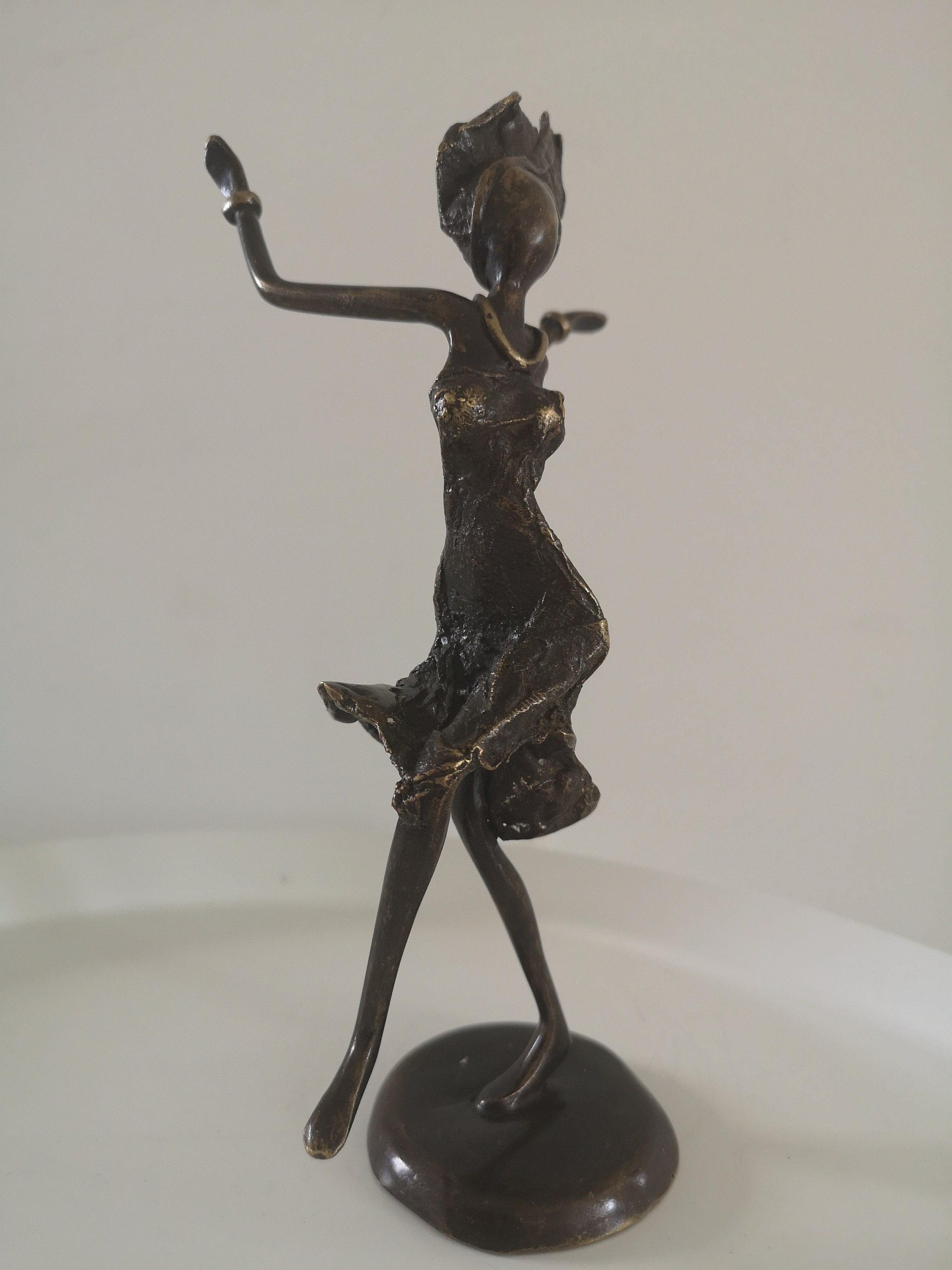 statue Africaine en Bronze