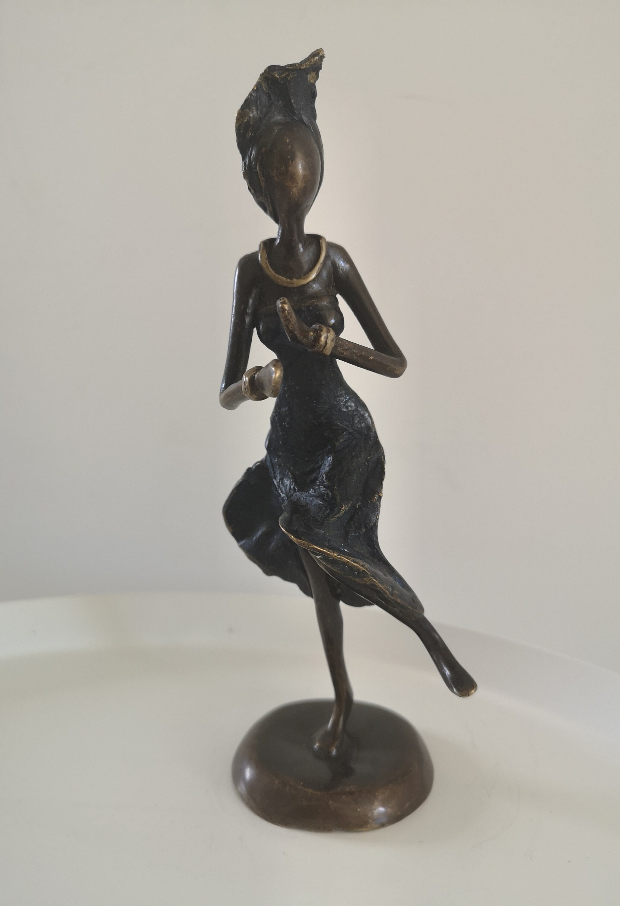 statue Africaine en Bronze