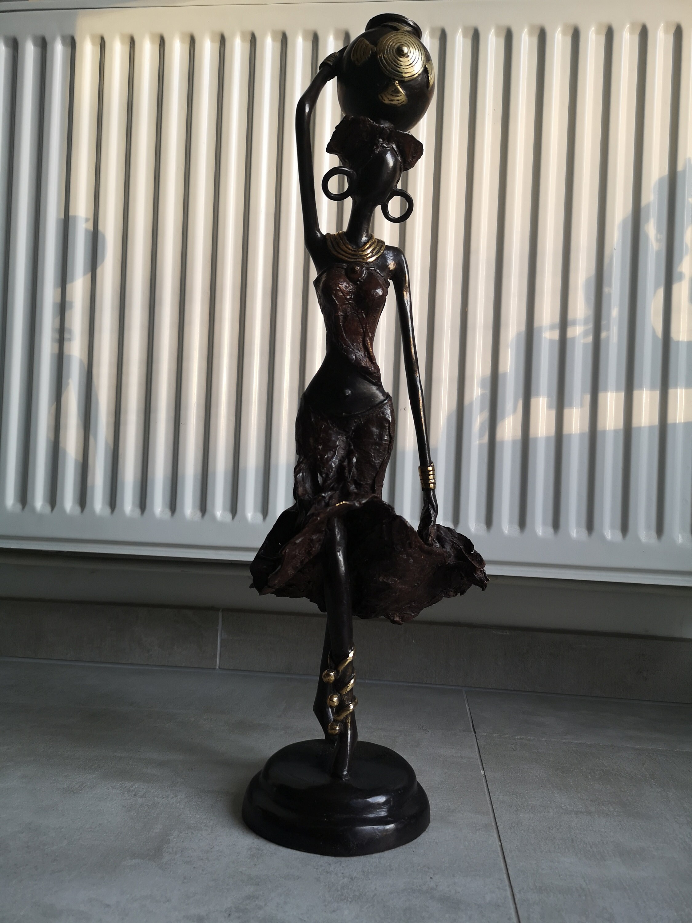 statue Africaine en Bronze