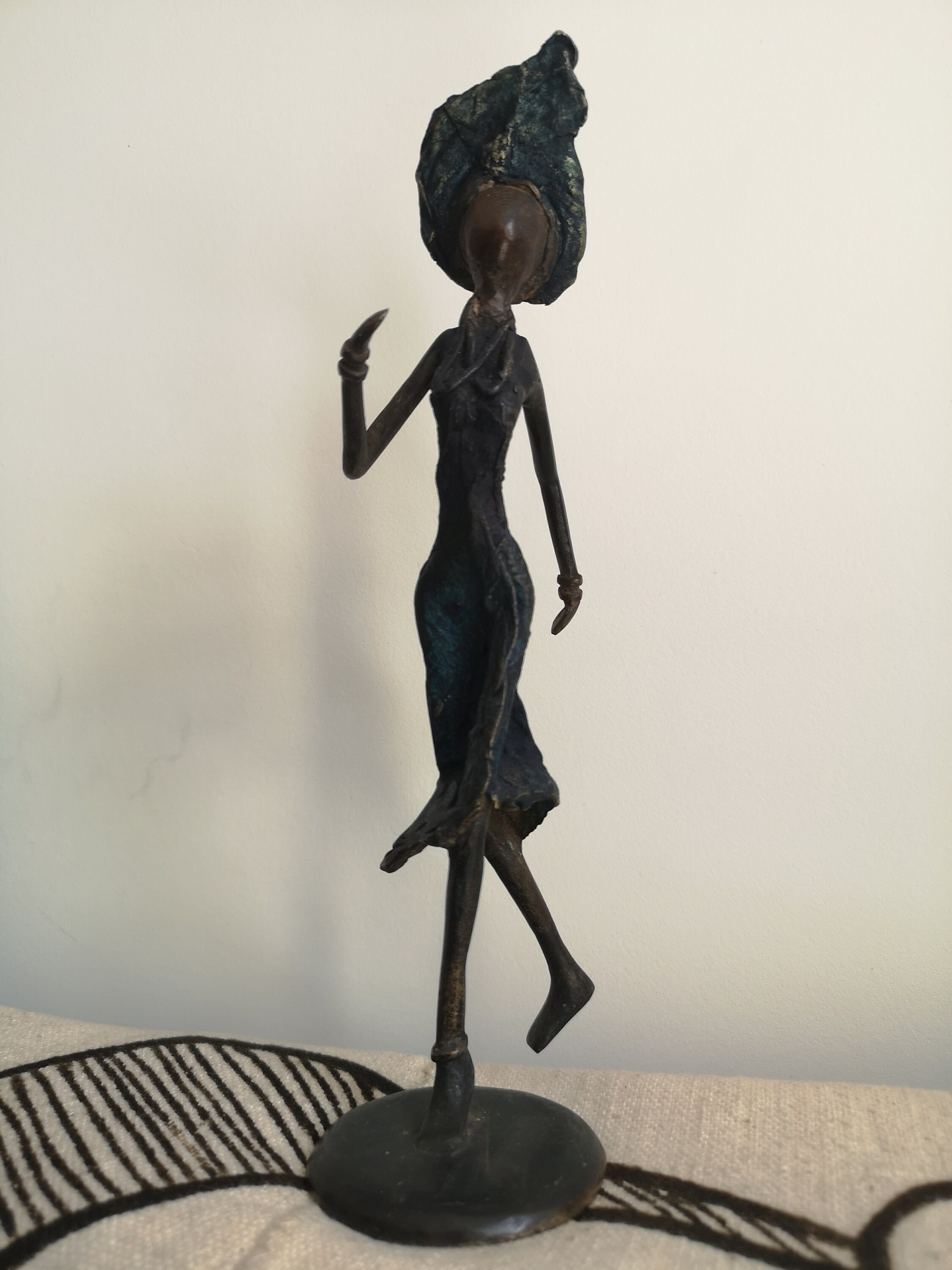 statue Africaine en Bronze