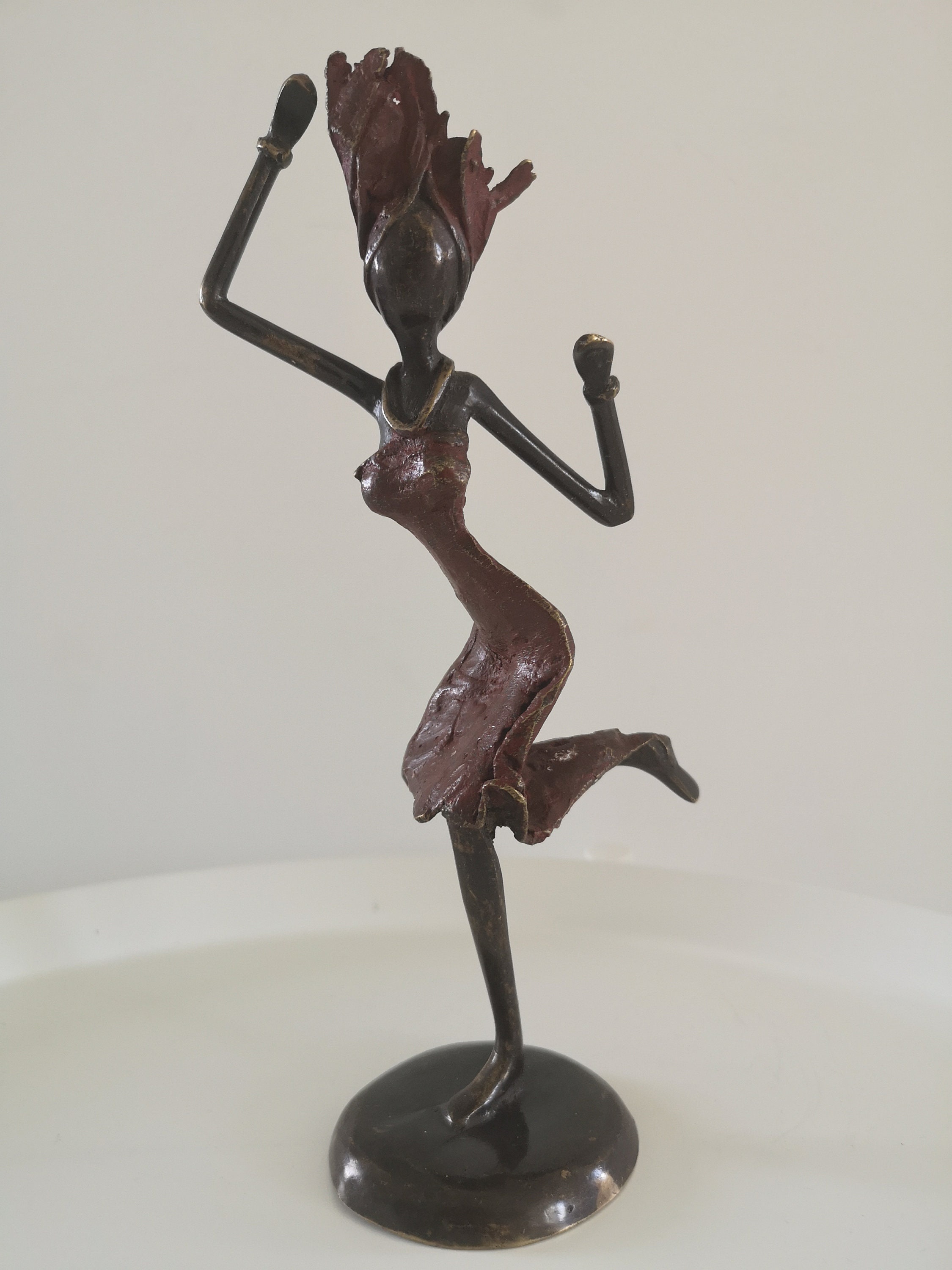 statue Africaine en Bronze