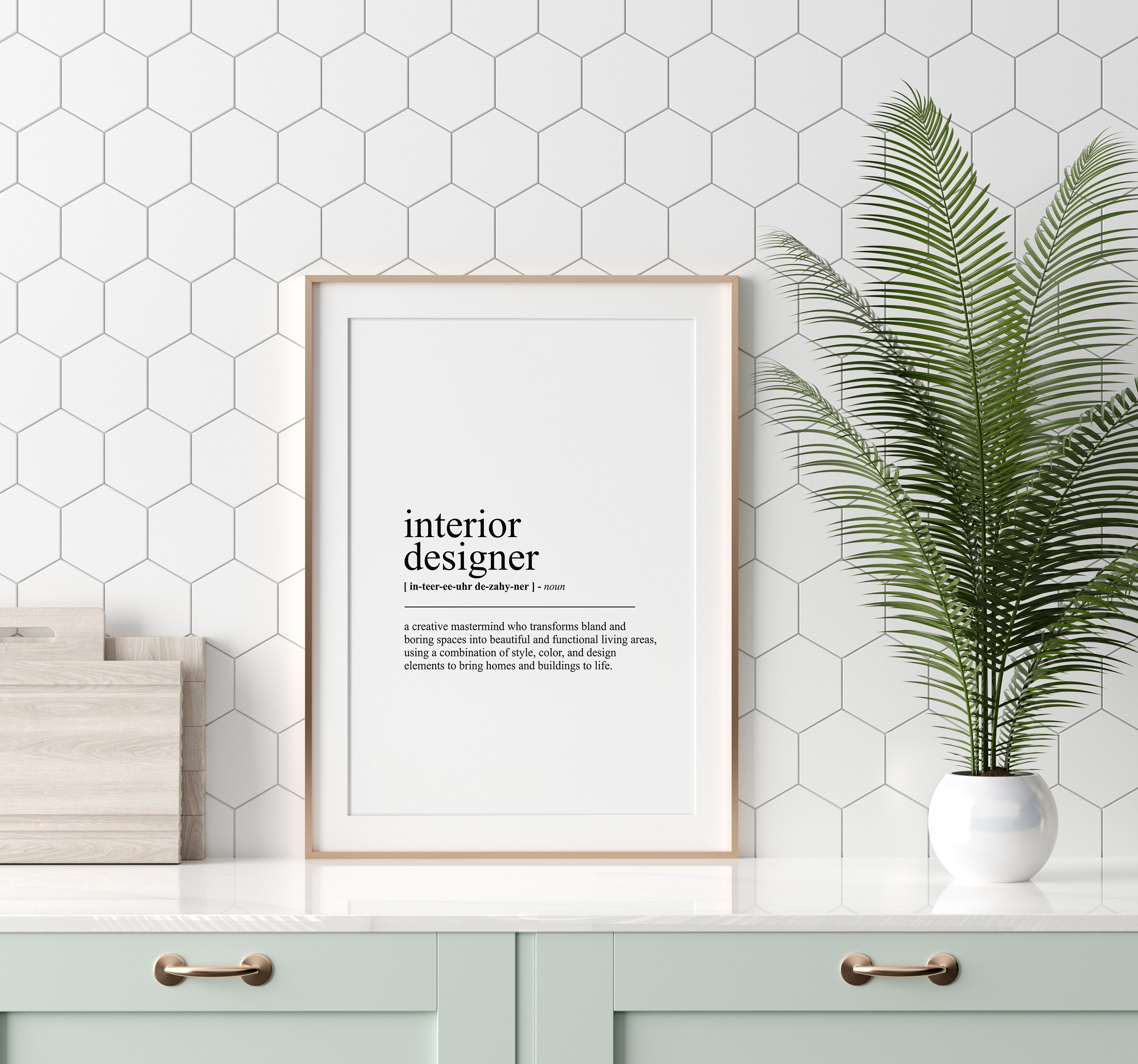 Interior Designer Funny Definition Print | Interior Designer Wall Art ...