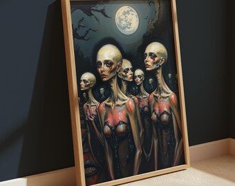 Afdrukbare muurkunst | Kunstprint dames | Digitale download olieverfschilderij | Instant woondecoratie kunstafdruk | Modern afdrukbaar muurdecor