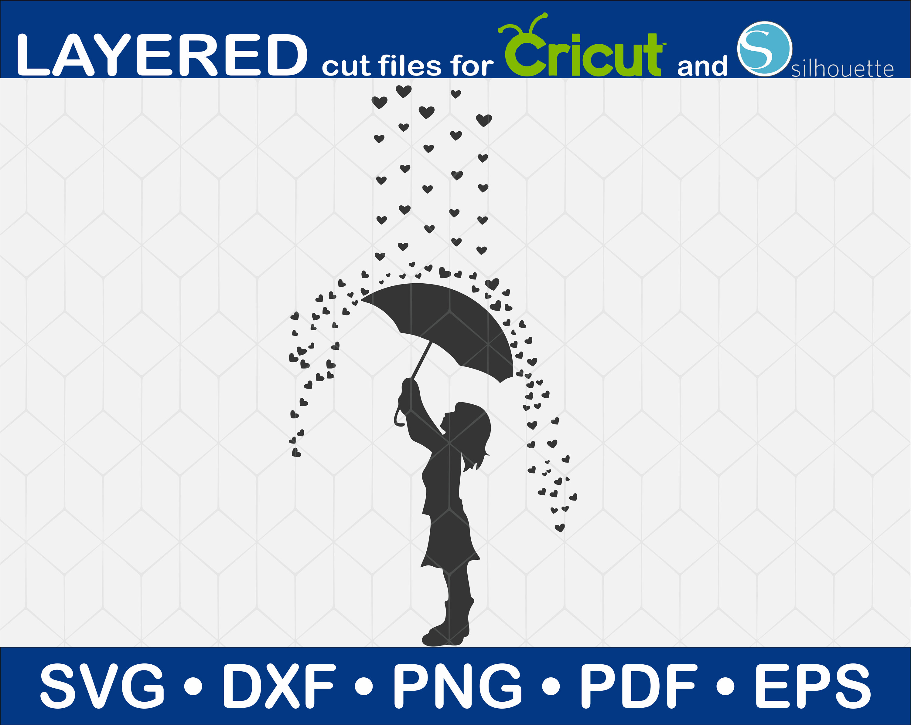 Mädchen mit Regenschirm SVG, Liebe Clipart, Herz regen, Mädchen Silhouette,  SVG-Dateien für Cricut, Dxf, Png, Pdf, Eps zum Schneiden - Etsy Österreich, image size:3000x2390