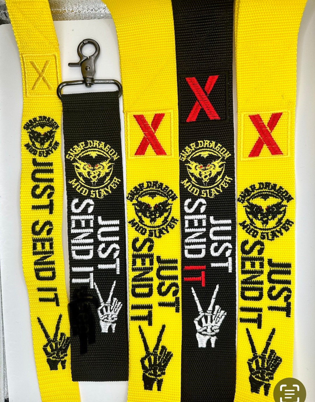 Custom Winch Hook Strap Pull Tag 2 Width New Colors Added Etsy