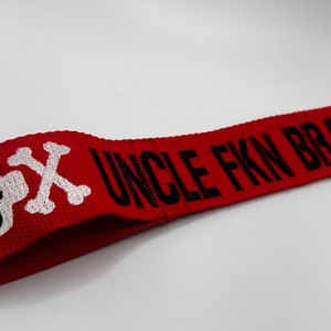 Custom Personalized Embroidered Winch  Hook Strap Pull Tag 1.5 &quot; Width New Colors Added!