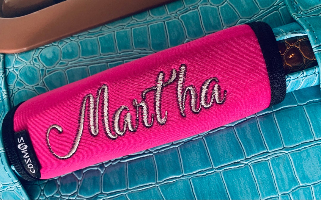 Neoprene Luggage Handle Wrap Personalized Embroidered Etsy