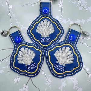 Camino de Santiago Snap tag key custom Year Shell tag