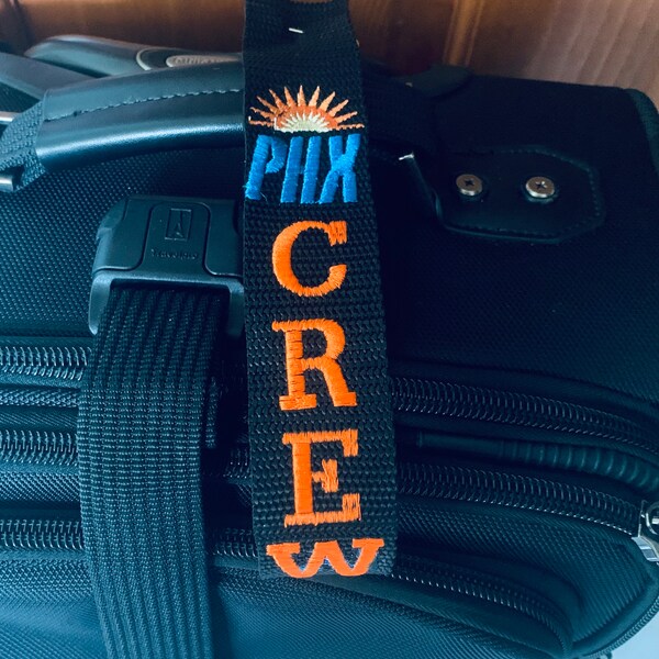 Embroidered Luggage Tags Etsy