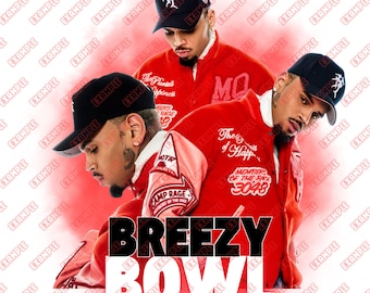 Chris Brown Fan Art Breezy Bowl Sublimation Digital Png Image Download, T Shirt