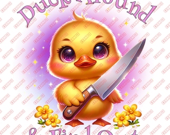 Pato divertido, PNG, Sublimación, DTF, Diseño de camiseta, Taza, Clipart, Descarga instantánea, Humor