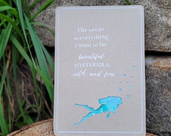 Happy Birthday Diver Etsy France