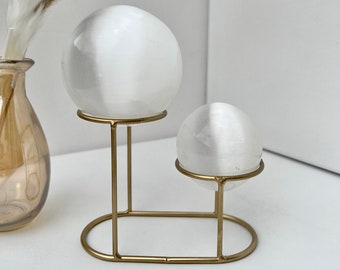 SELENIET-kristallen bollen | Kristallen bol | Selenietbol | Gepolijst kristal