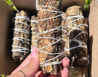 Smudgesticks zwarte salie 4" | Biologische smudgebundels | Groothandel smudgekit | Bulk saliewierook | Spirituele reiniging