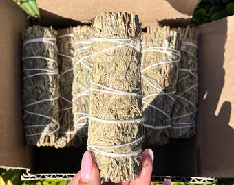Smudge Stick Blue Sage 4" - biologisch reinigend en zuiverend