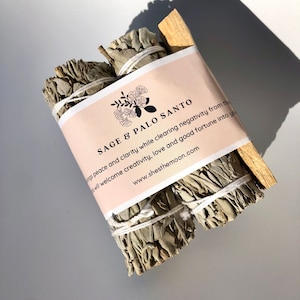 Sage Bundle | California Sage, Palo Santo Bundle | White Sage | Palo Santos | Responsibly And Sustainably Harvested