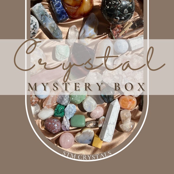 Mystery Box Crystal Kit Crystal Bundle Gift Box Set Surprise Mystery  Crystal Box Unique Rare Crystal Present New Home Gift