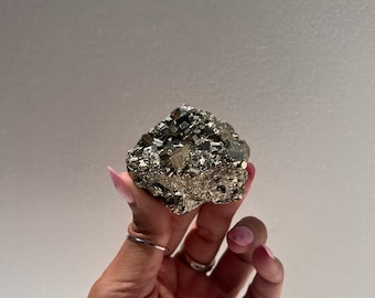 黄鉄鉱 原石 水晶 クラスター - 大きな水晶、愚者の金、形而上学、室内