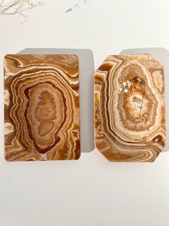 Aragonite Plate | Crystal Tray | Boho Decor | Trinket Dish | Natural Stone Plate | Crystal Decor | Decorative Stone Plate | STMcrystals