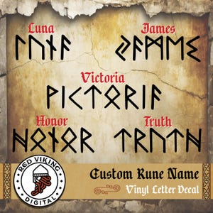 Personalized Rune Letters | Blessings, Names & Messages in Ancient Futhark Script