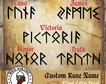 Personalized Rune Letters | Blessings, Names & Messages in Ancient Futhark Script