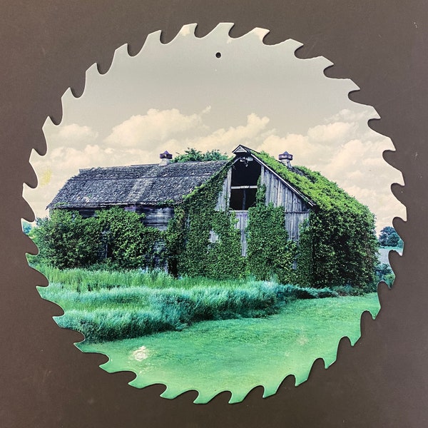 Painted Saw Blade Etsy