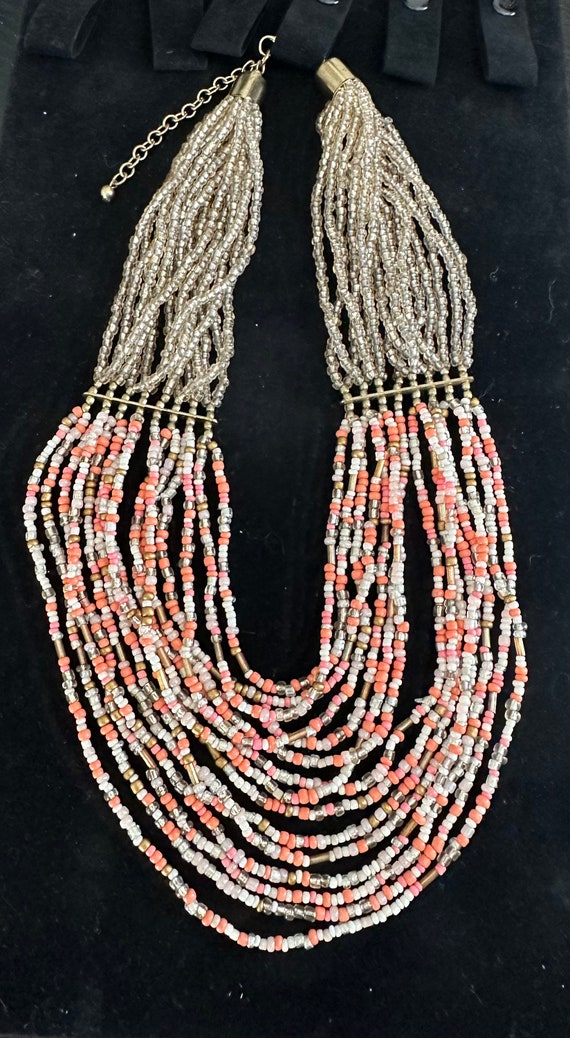 Vintage seed bead necklace