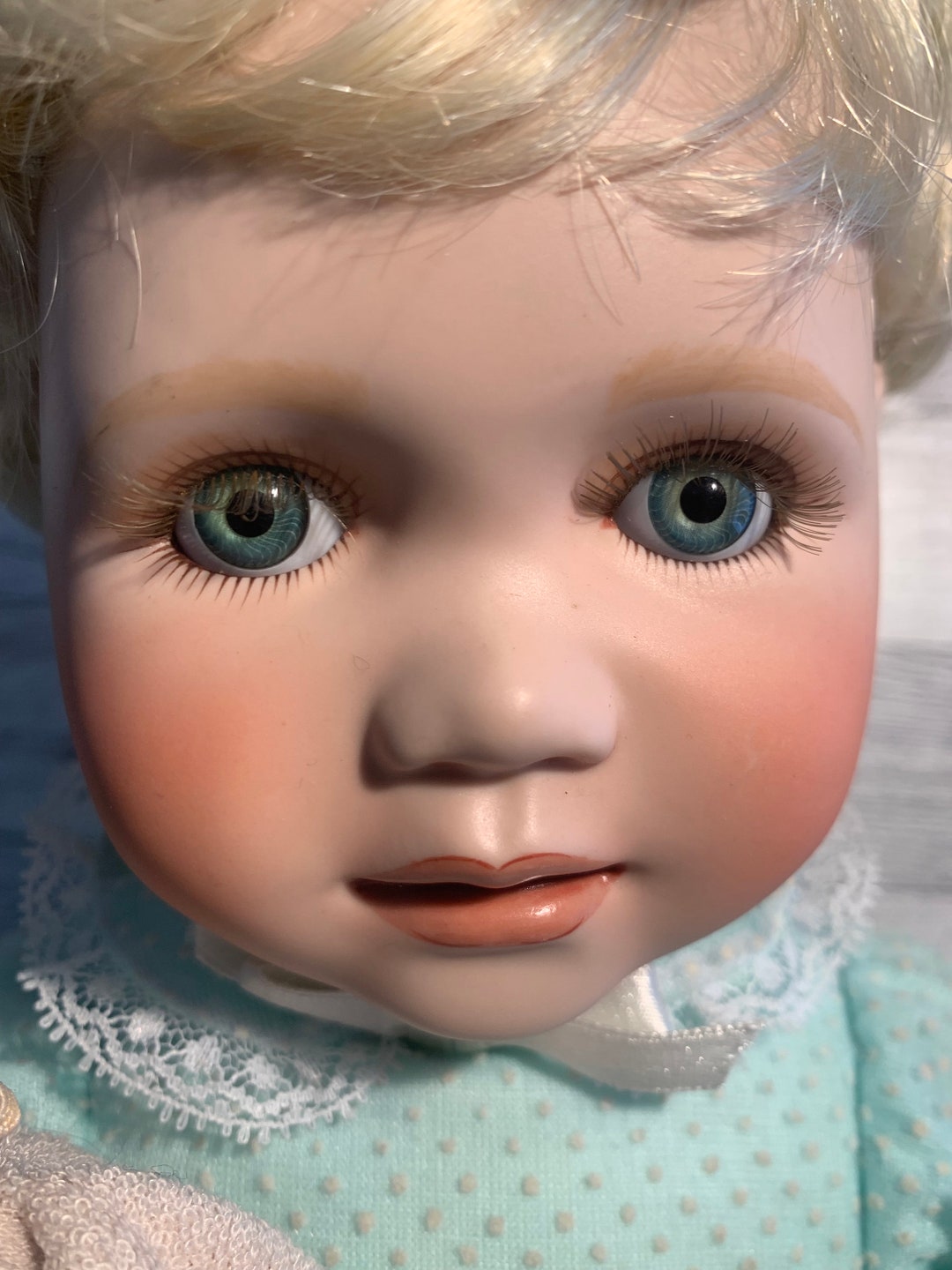 Amanda a Bisque Porcelain Baby Doll by Connie Walser Derek Etsy