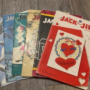 Vintage 1940s Jack and Jill Magazines