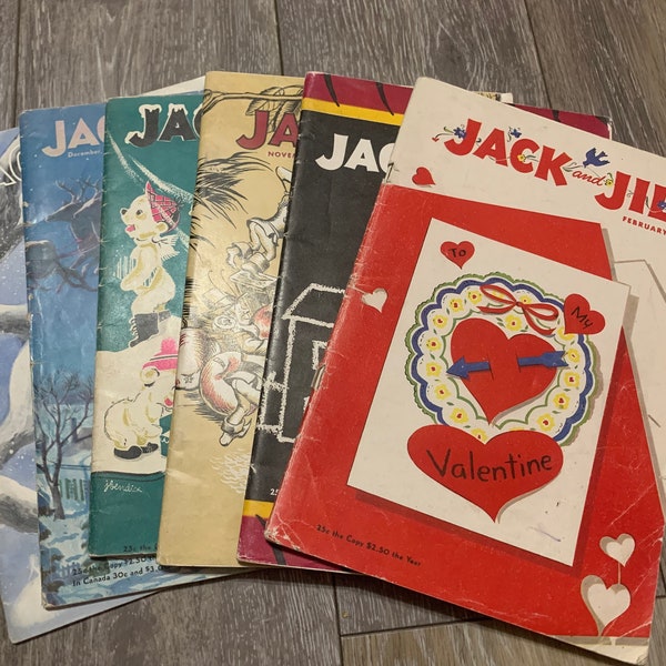 Vintage 1940er Jahre Jack und Jill Magazine