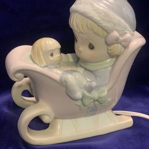 Vintage 1994 Enesco Precious Moments collection night lamp
