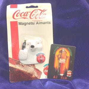 Vintage Coke Magnets (2) lot