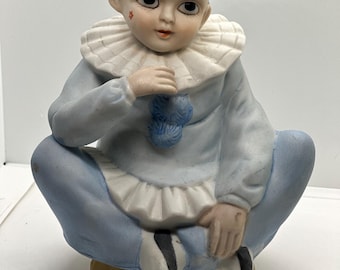Antique Art Deco Porcelain Figurine - Pierrot & Pierrette