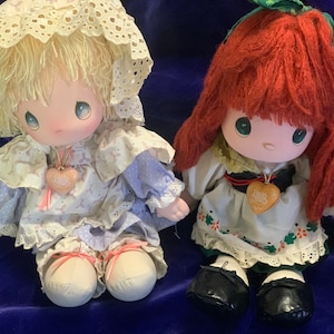 Vintage Precious Moments Doll set of 2