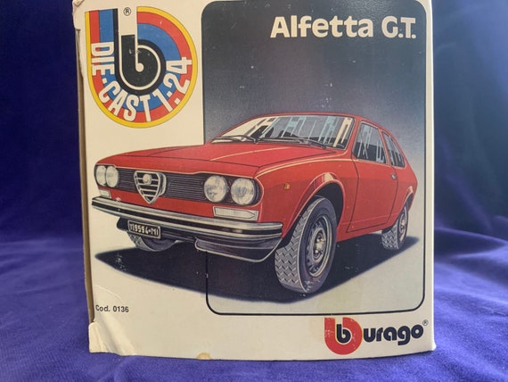Vintage 1970s Bburago Alfetta GT Die-cast 1:24 Model Car - Etsy