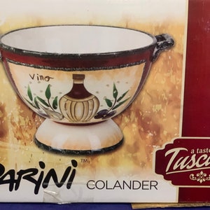 Parini Colander bowl,  a taste of  Tuscany