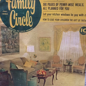 Vintage Family Circle Maganizes