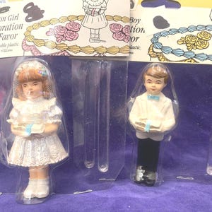 Wilton Communion Cake Topper boy/girl
