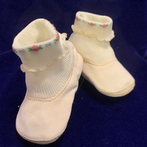 Rare Vintage sock bootie baby shoes