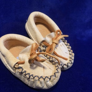 Vintage mocassins voor baby&#39;s
