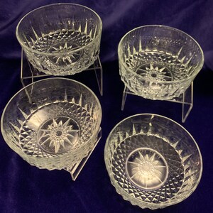 Vintage Arcoroc Sunburst salade-, fruit-, bessen- of dipschalen