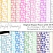 Flowers Digital Paper, Pastel Colours, Cute Flowers, Floral ...